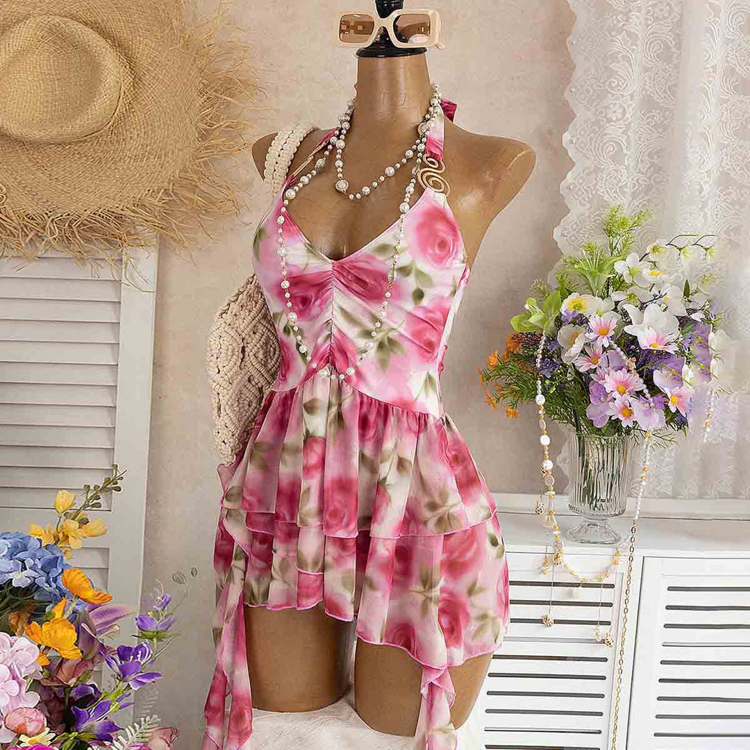 Women’s summer dress with floral design Mune Fashion