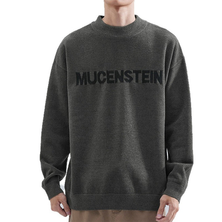 Men's Comfortable Oversized Sweater with Graphic Print Mune Fashion