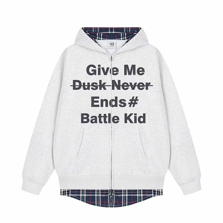 Unisex Stylish Hoodie with Checked Lining Mune Fashion