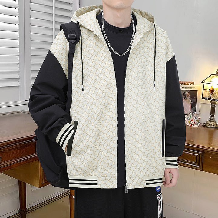 Men's sporty hoodie jacket with modern design Mune Fashion