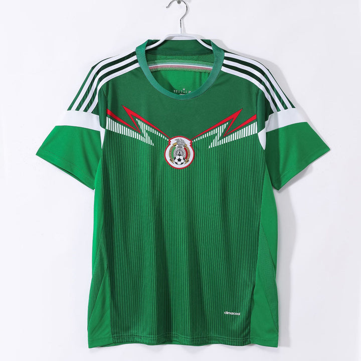 Unisex nan vintage-inspired football shirt with polo collar and large-scale Aztec motif Mune Fashion