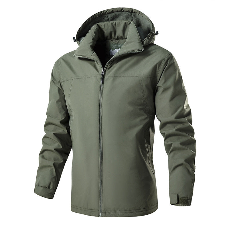 Men's lightweight outdoor jacket with hood Mune Fashion