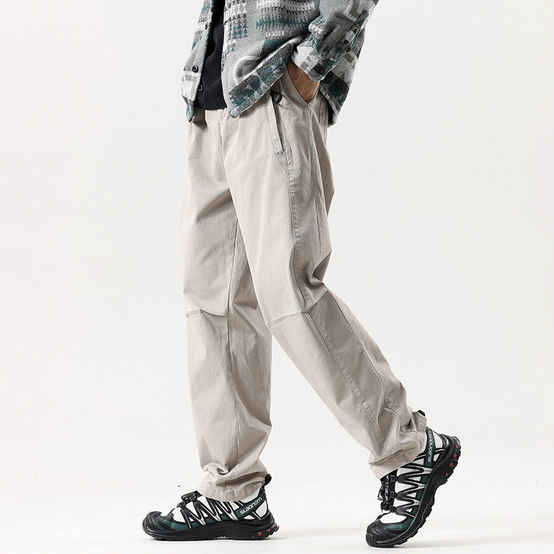 Men's utility cargo pants with knee inserts, D-ring and straight leg Drune