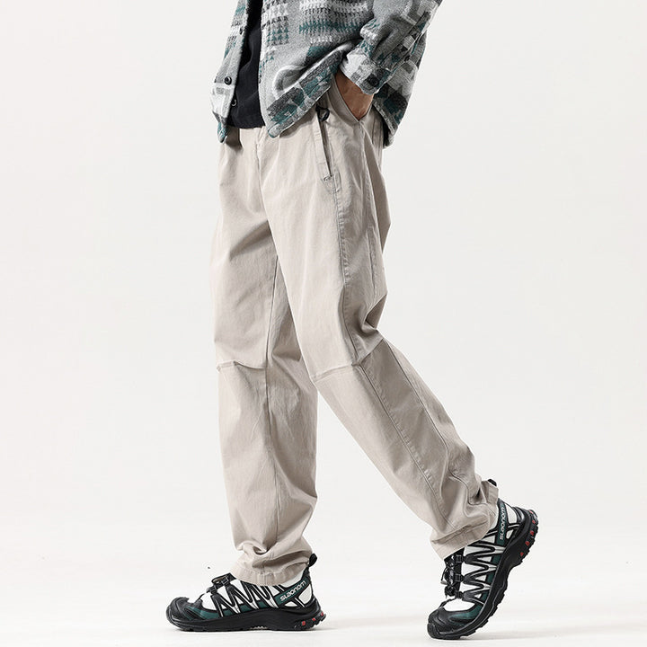 Men's utility cargo pants with knee inserts, D-ring and straight leg Drune