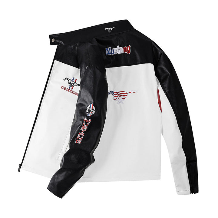 Men's Leather Jacket Mune Fashion