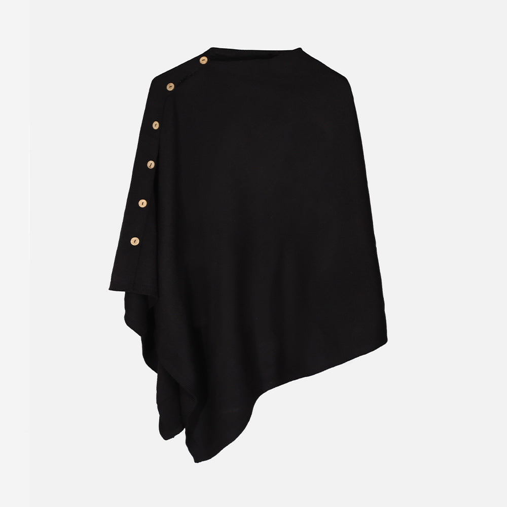 Women Oversize-Oriental Jacquard Cover-Up with Paisley Medallion and Decorative Stitch Mune Fashion