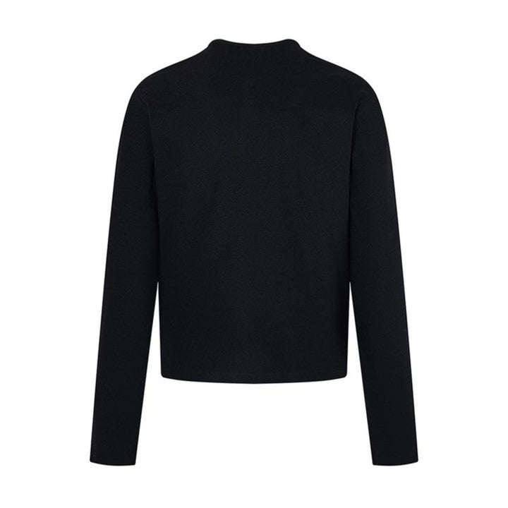Women Boxy Short Blazer with Stand Collar and Hidden Zipper Mune Fashion
