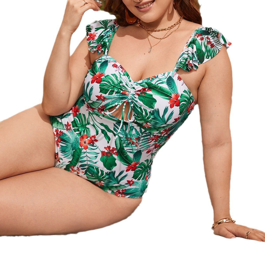 Women's One-Piece Swimsuit with Sophisticated Ruffle Details Mune Fashion