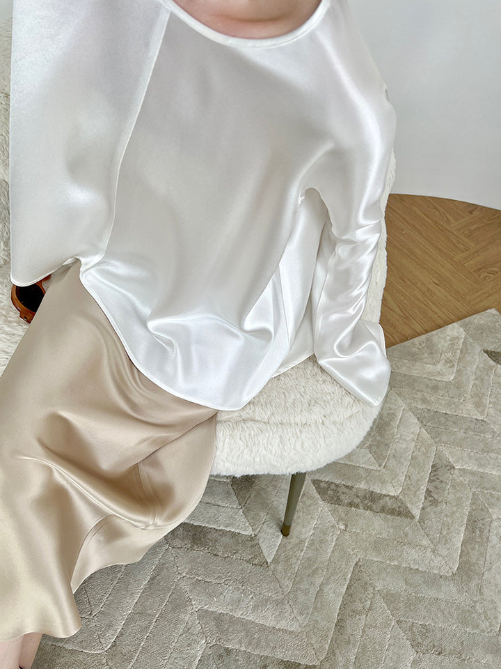 Women Elegant and airy long sleeve blouse Drune