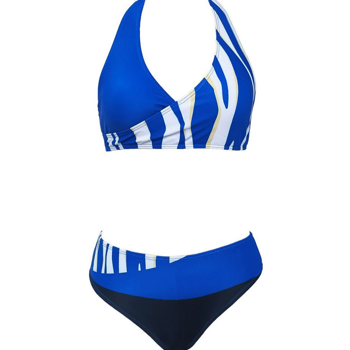 Women Halter Bikini with playful pattern Mune Fashion