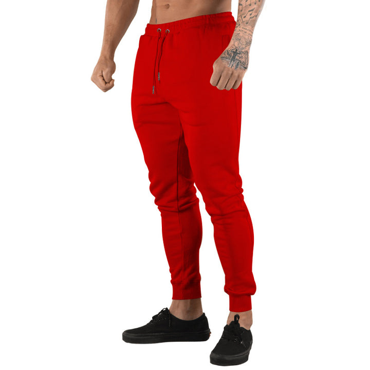 Men's Slim-Tapered Sweat Jogger with Elastic Tunnel Drawstring Waistband & Ribbed Ankle Cuffs Mune Fashion
