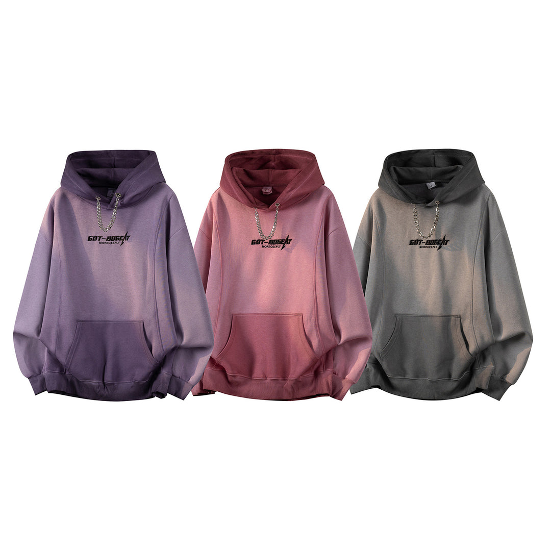 Unisex Oversize Hoodie with handwritten graphic print, kangaroo pocket & ribbed hem Mune Fashion