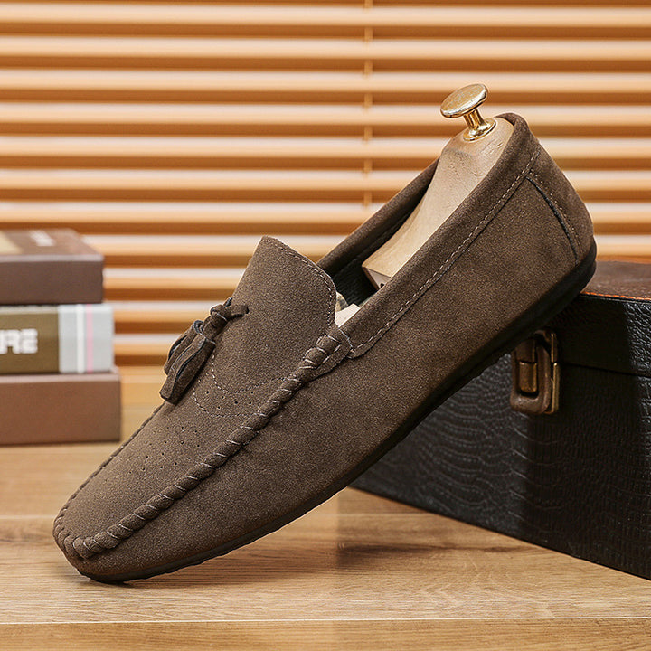Men's Comfortable Moccasins made of Suede