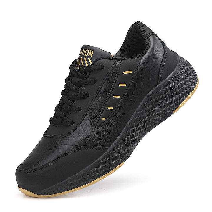 Ladies nan elegant platform sneaker made of synthetic leather with honeycomb structured cushioning sole and ergonomic comfort insole Mune Fashion