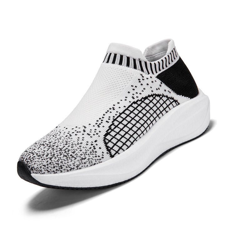 Unisex knitted sock sneaker with cushioned platform sole Mune Fashion