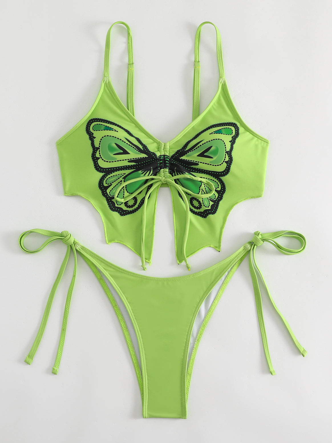 Women's Colorful Bikini Set with Butterfly Design Mune Fashion