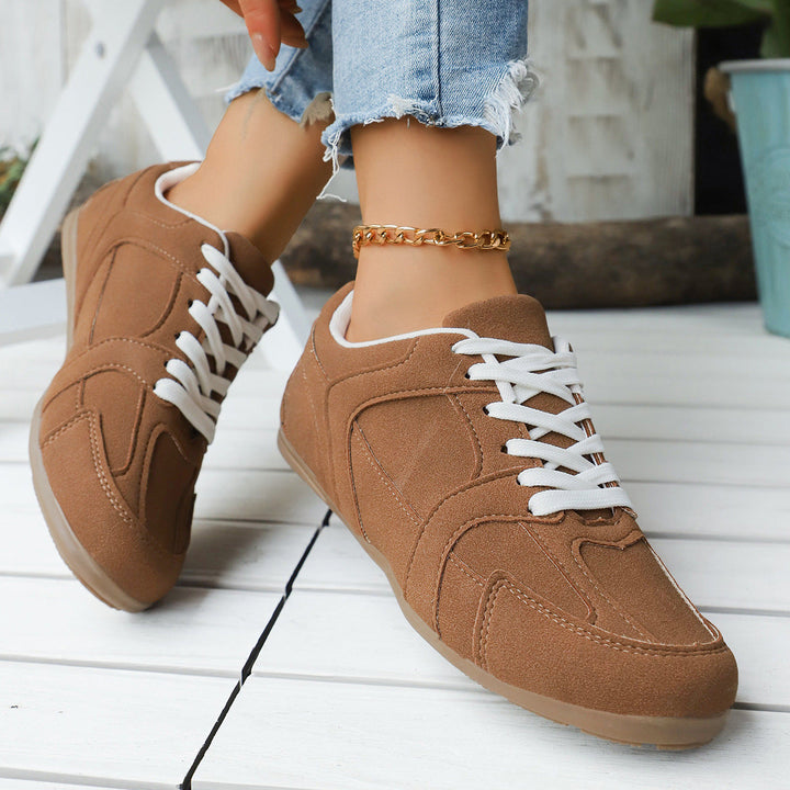 Women's Sporty Sneakers with Breathable Surface Structure Mune Fashion