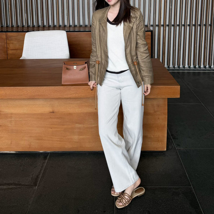 Women's elegant transitional jacket with high collar Drune 1789268837
