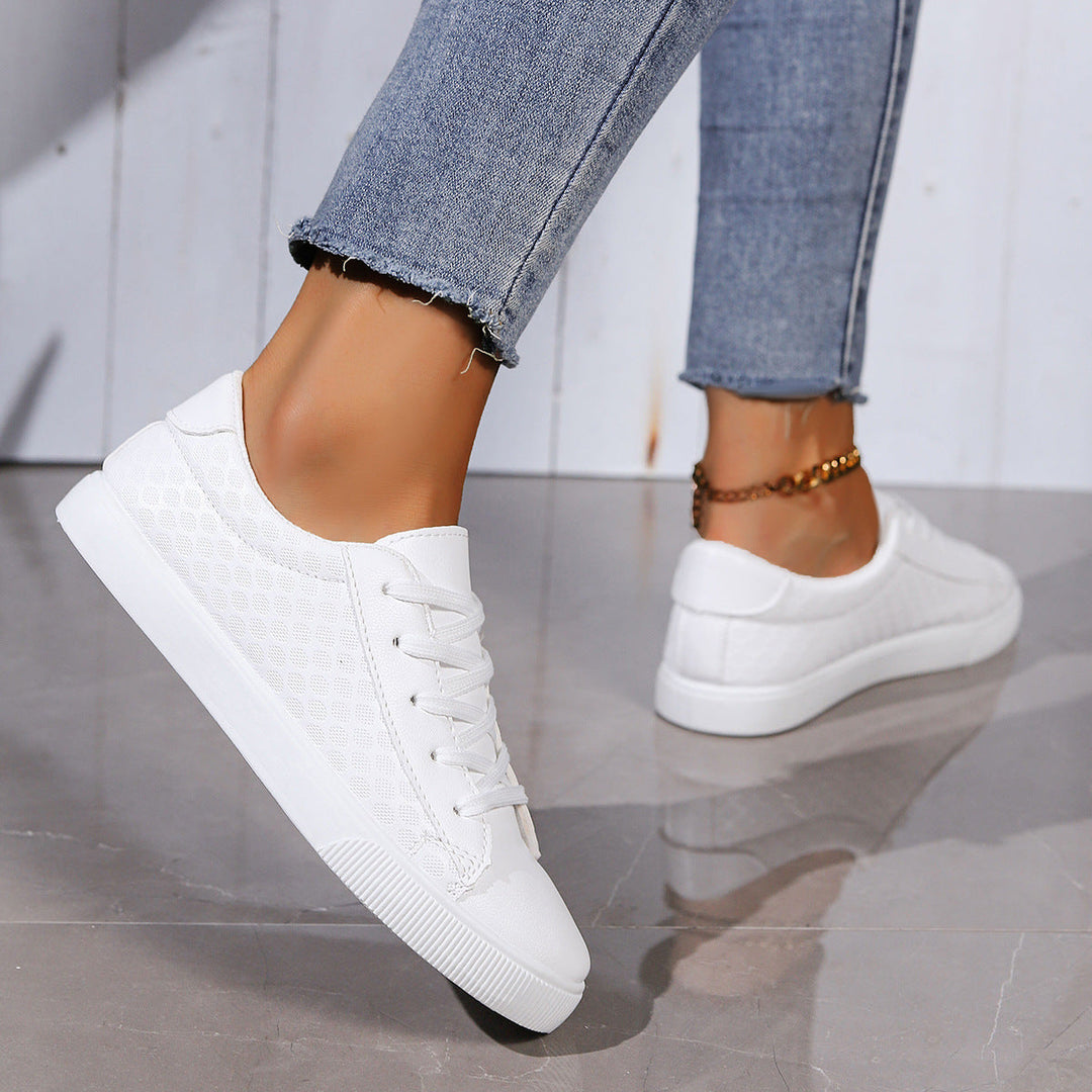 Women's breathable sneakers with structured surface finish Mune Fashion