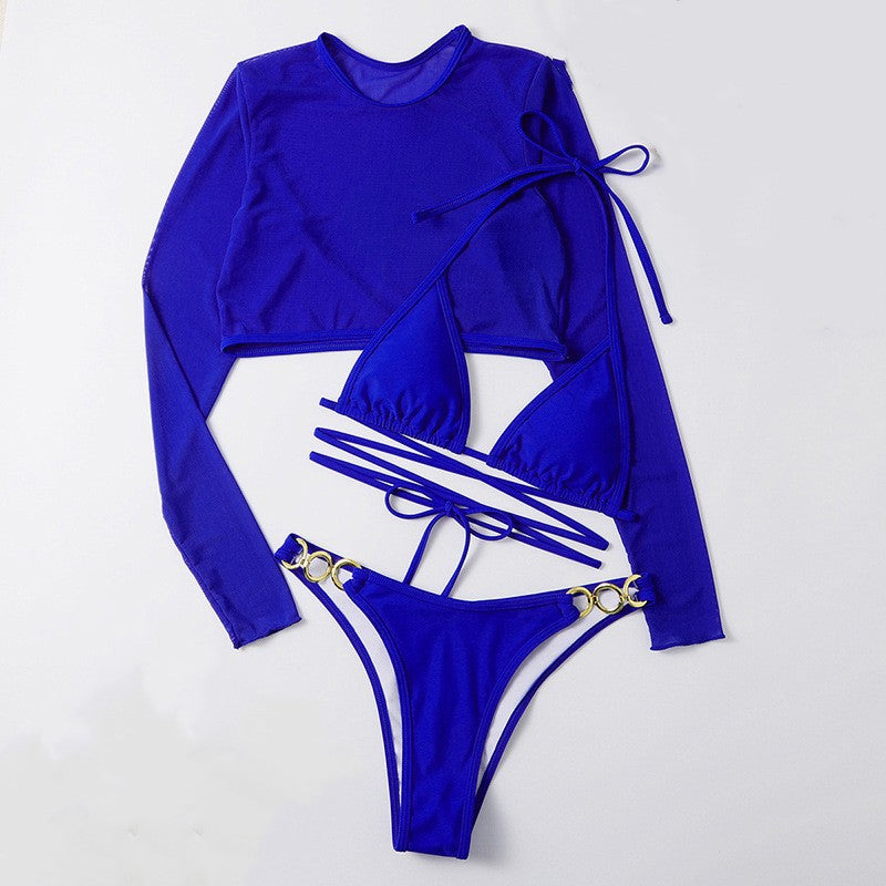 Women’s bikini set with long top and adjustable straps Mune Fashion