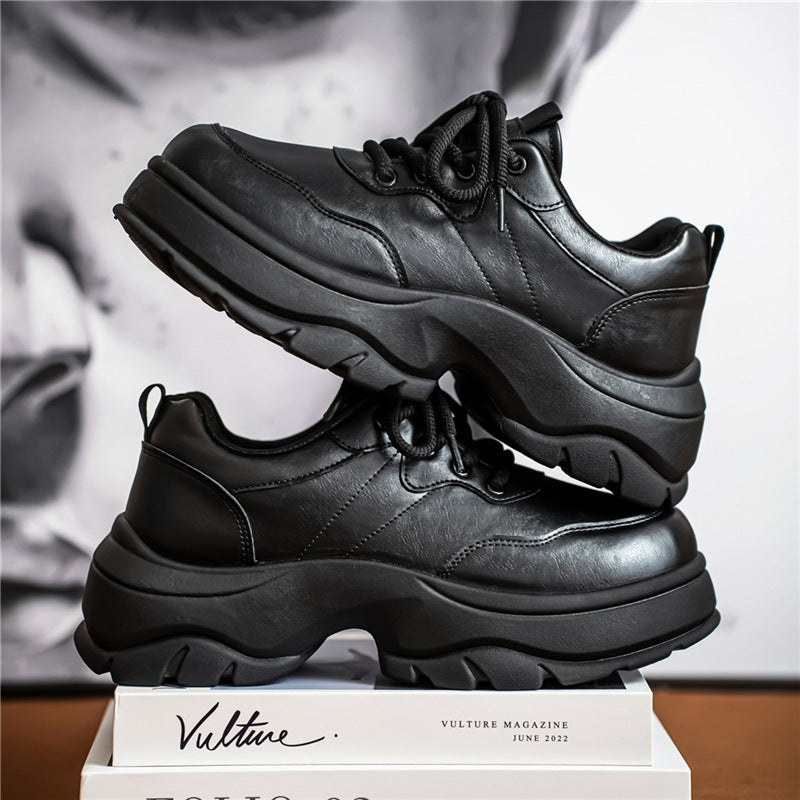 Ladies urban platform chunky sneaker with extra high cushioning, padded ankle collar, and grippy off-road profile sole Mune Fashion