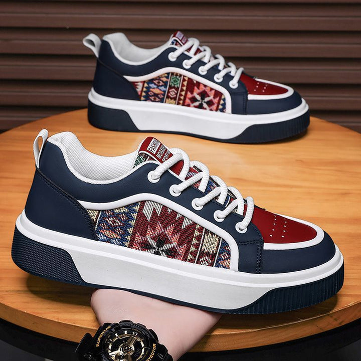 Women's fashionable sneakers with contemporary ethnic pattern Mune Fashion