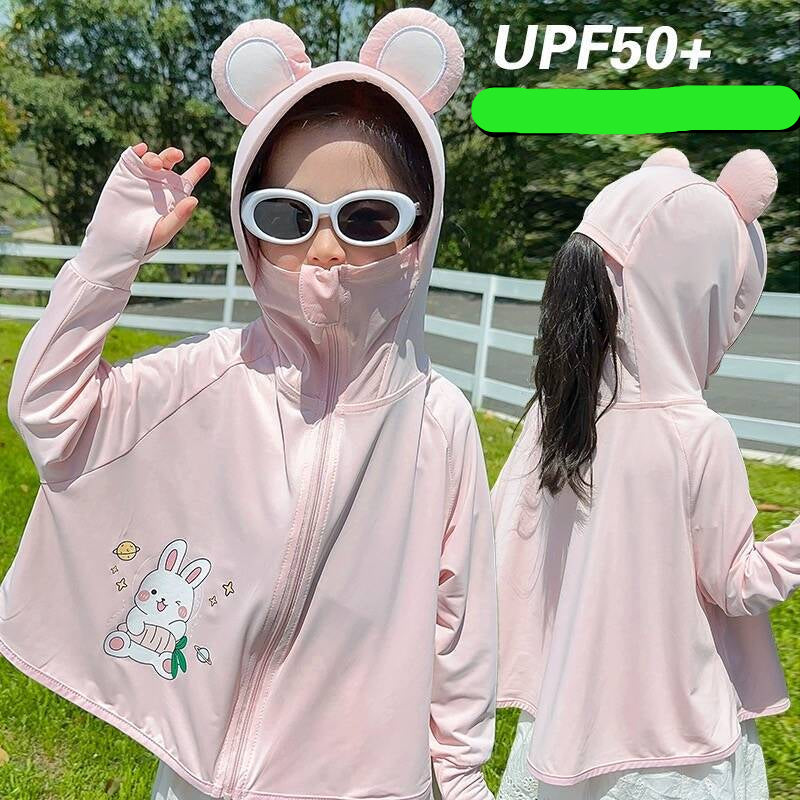 Girls practical hoodie jacket with playfully animalistic design Mune Fashion