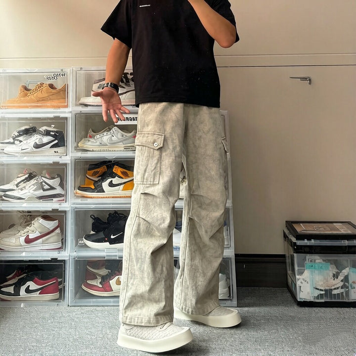 Men's cargo pants with multifunctional side pockets Mune Fashion