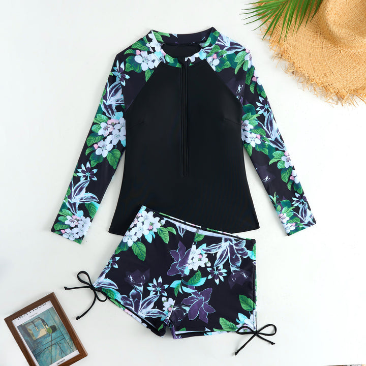 Ladies Sporty Long Sleeve Surf Wetsuit Mune Fashion