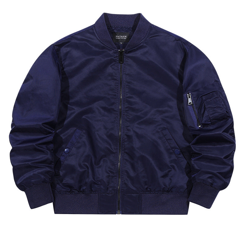 Men's water-repellent bomber jacket with ribbed cuffs and utility arm pocket Mune Fashion