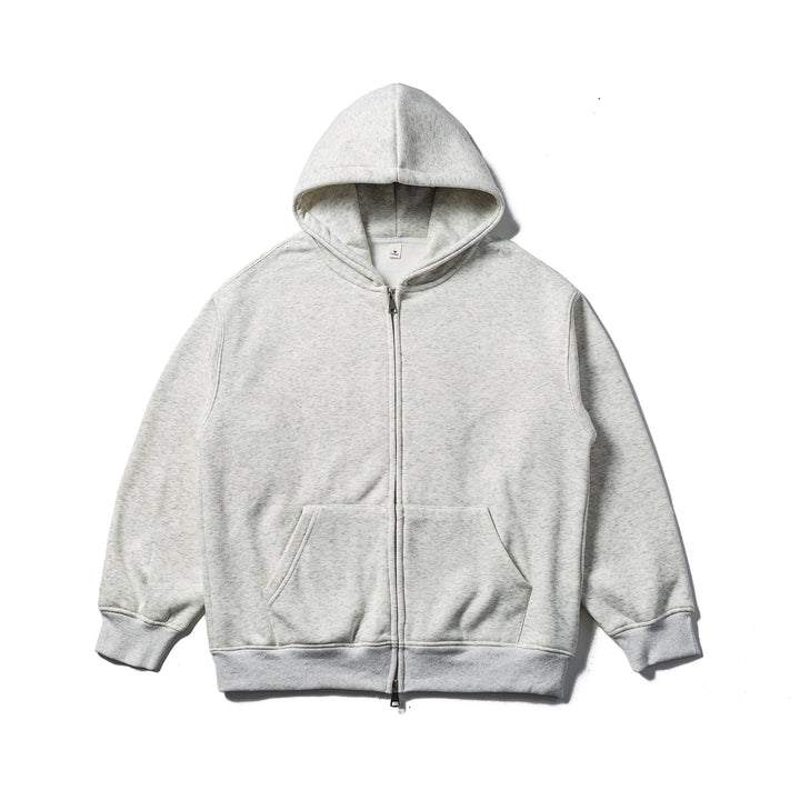 Unisex Hooded Sweat Jacket with Two-Way Zipper and Kangaroo Pocket Mune Fashion
