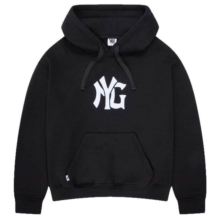 Unisex oversized hooded sweatshirt jacket with two-way zipper and logo application Mune Fashion