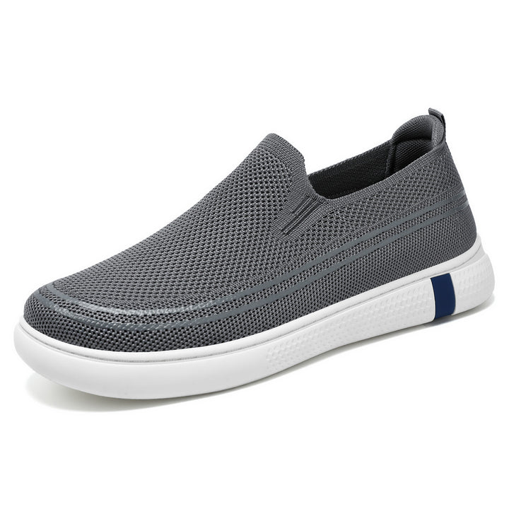Men's seamless knit slip-on casual sneaker with breathable 3D mesh and shock-absorbing EVA flex sole Mune Fashion