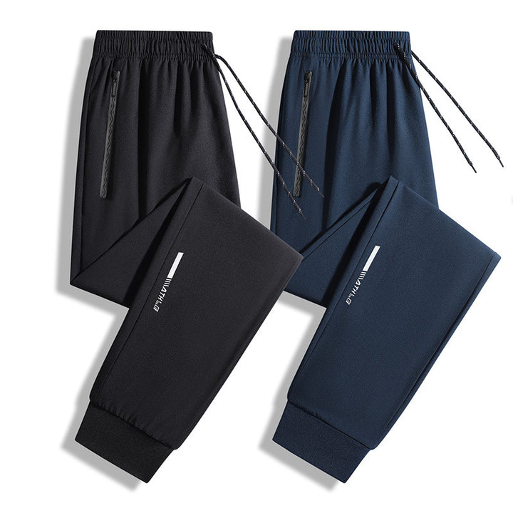 Men's Sporty Jogging Pants with Practical Zipper Pockets Mune Fashion