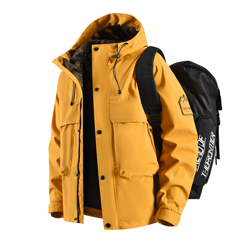 Men's Waterproof Leisure Jacket Mune Fashion