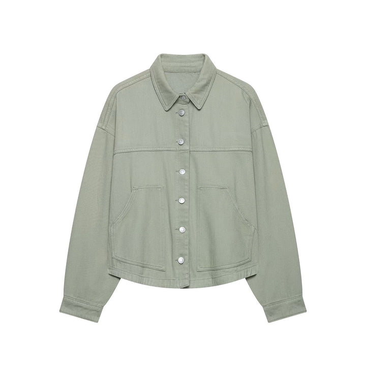 Women's Oversize Worker Jacket made of Cotton Twill Mune Fashion