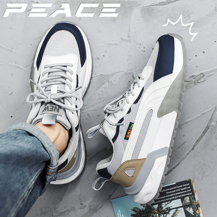 Men's Retro Outdoor Sneakers with contoured trail sole and breathable mesh Mune Fashion