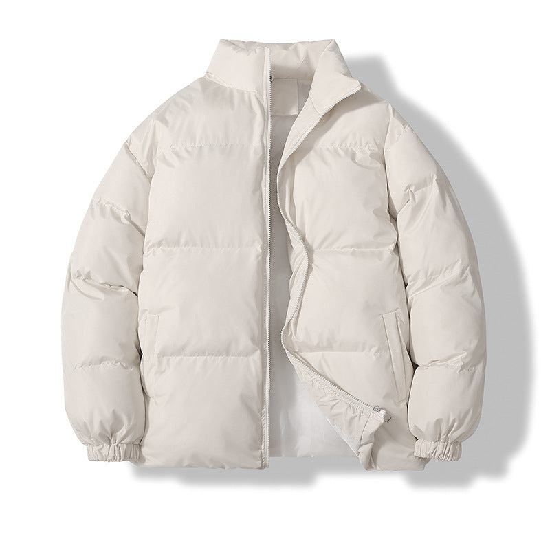 Unisex nan padded quilted jacket with stand-up collar, two pockets and elastic cuffs Mune Fashion