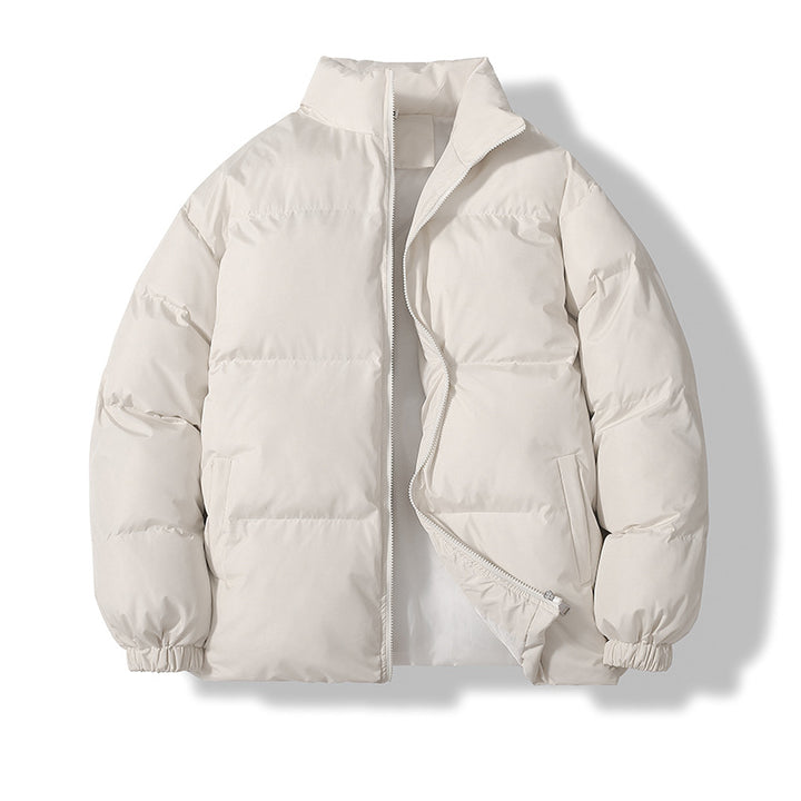 Unisex nan padded quilted jacket with stand-up collar, two pockets and elastic cuffs Mune Fashion