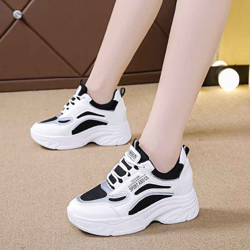 Women's Sporty Chunky Sneakers with Breathable Upper Material from Mune Fashion