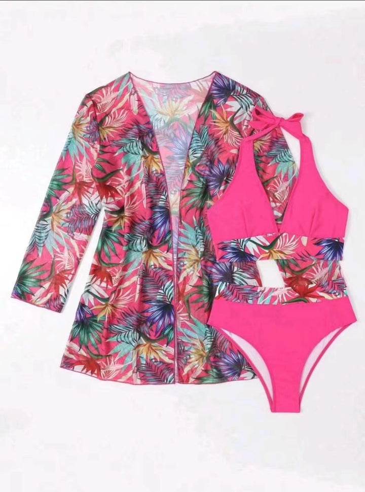 Women’s swimwear set with transitional jacket and trendy cut Mune Fashion
