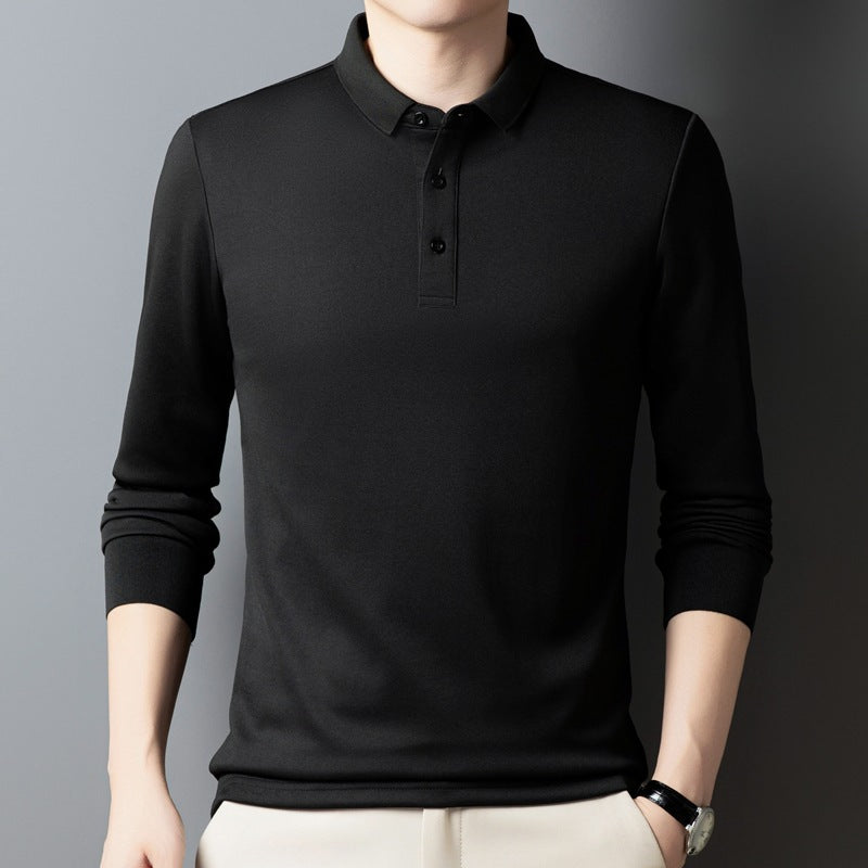 Women's polo shirt with long sleeves and button details Mune Fashion