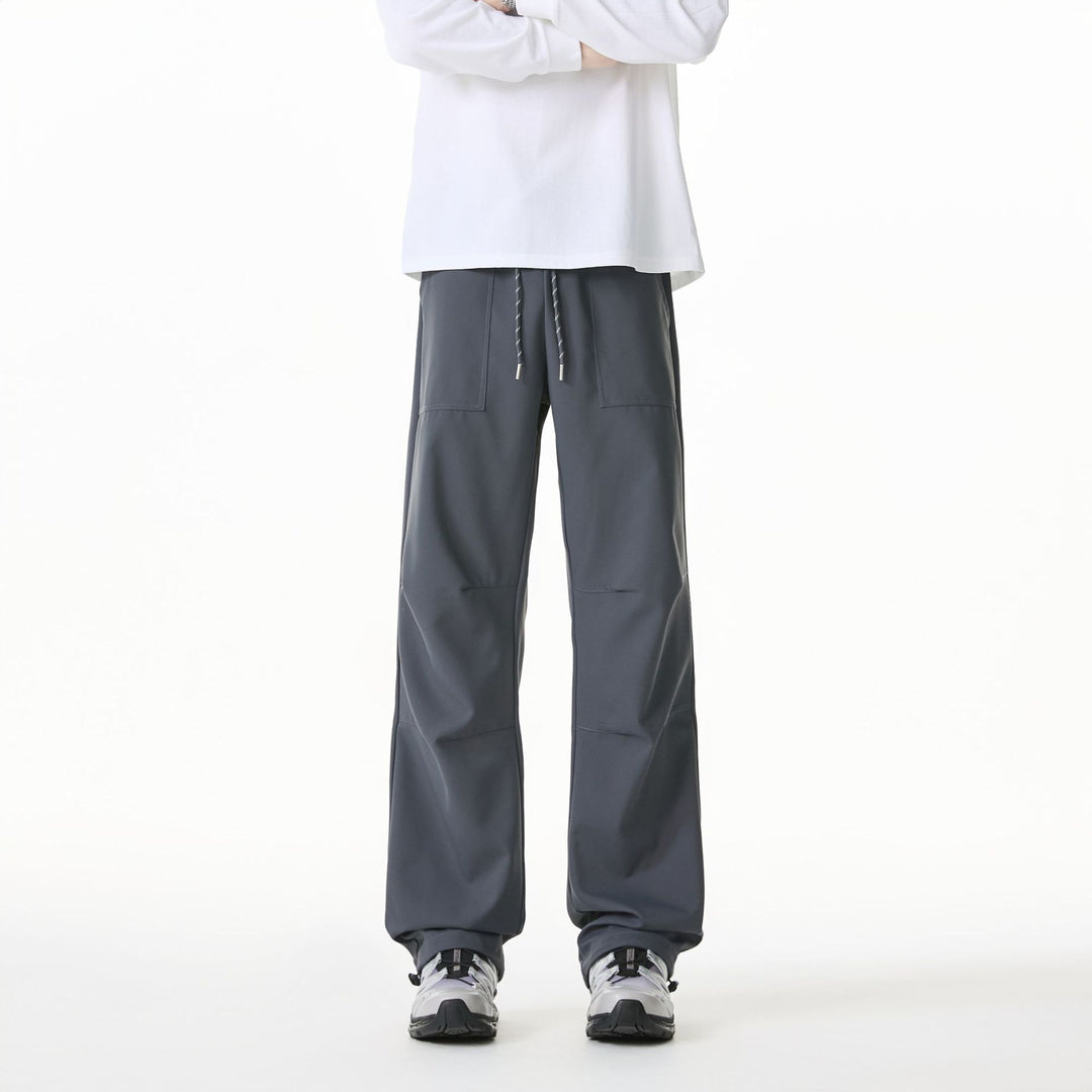 Herren Jogging-Cargohose mit elastischem Bund und verstellbarem Saum Mune Fashion