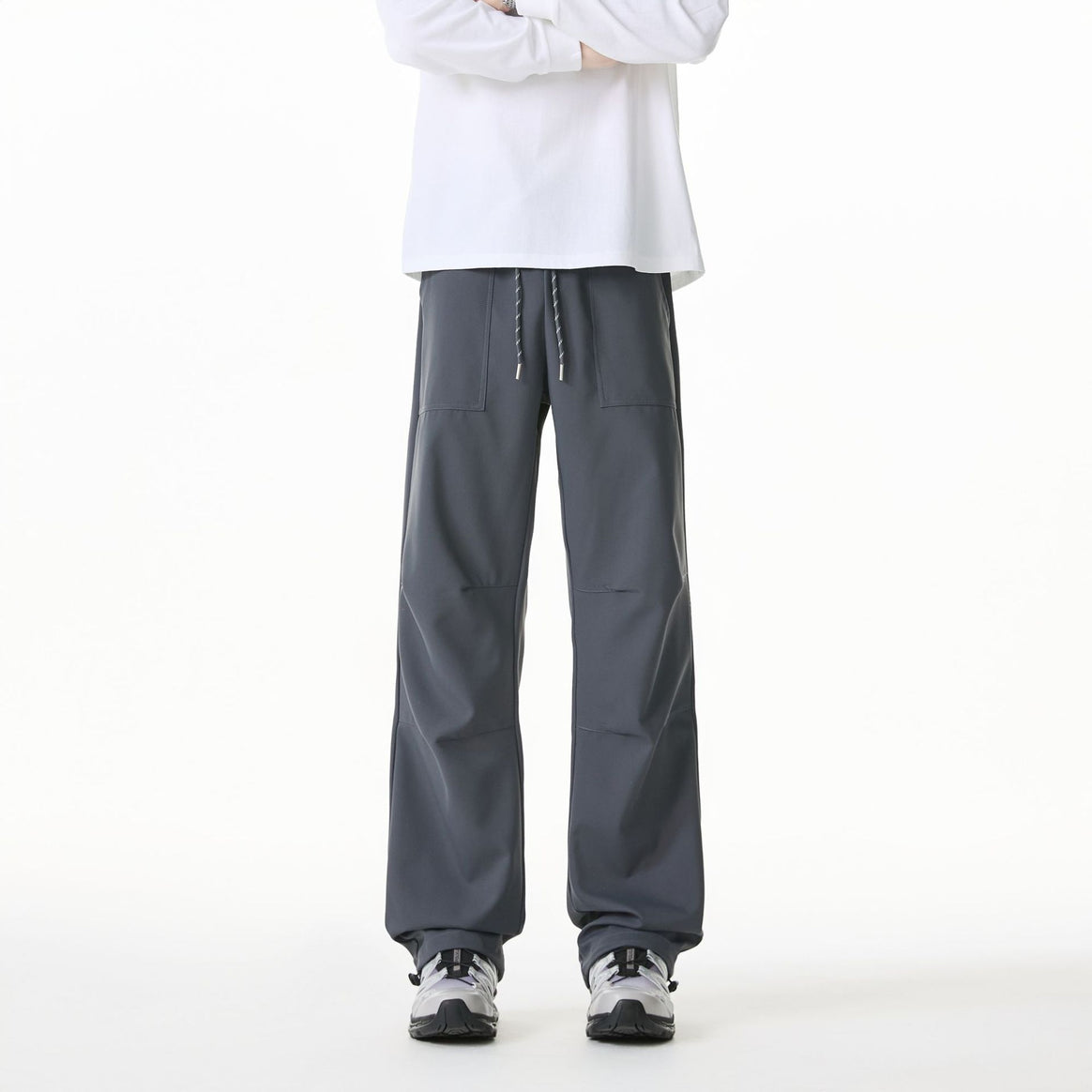 Herren Jogging-Cargohose mit elastischem Bund und verstellbarem Saum Mune Fashion