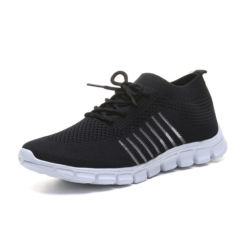 Women Light Knit Sock Sneaker with Elastic Shaft and Flexible Profile Sole Mune Fashion