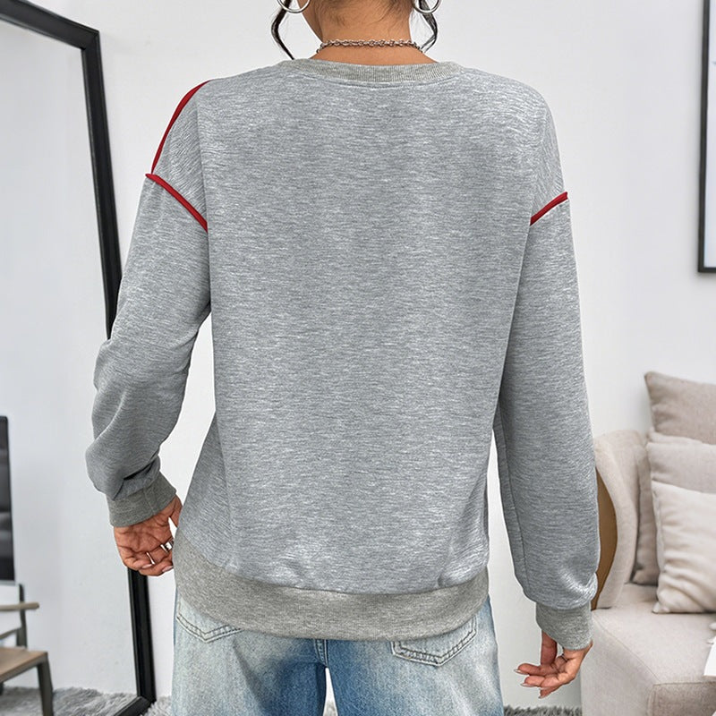 Women Casual Sweater with Heart Design Mune Fashion