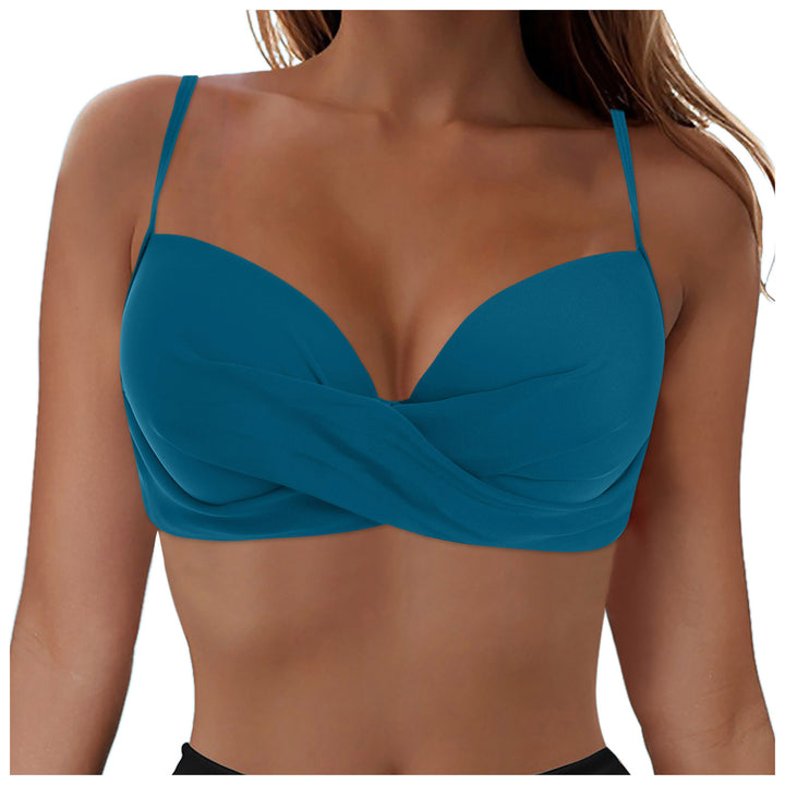 Ladies Elegant Bikini Top with Wrap Design Mune Fashion