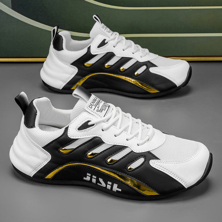 Women sporty running sneakers with breathable mesh inserts and flexible sole Mune Fashion
