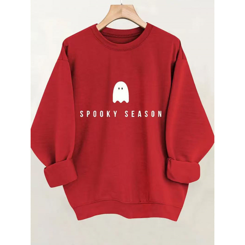 Unisex cool Halloween sweatshirt with ghost print and oversized cut Mune Fashion