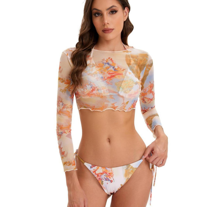 Women's Crop Top Swimsuit Mune Fashion